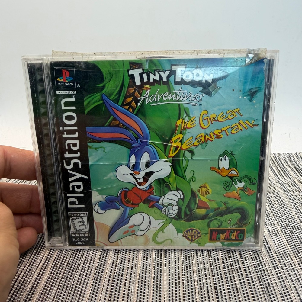 Tiny Toon Adventures The Great Beanstalk PS1 Sony PlayStation 1 1998 SLUS-00638
